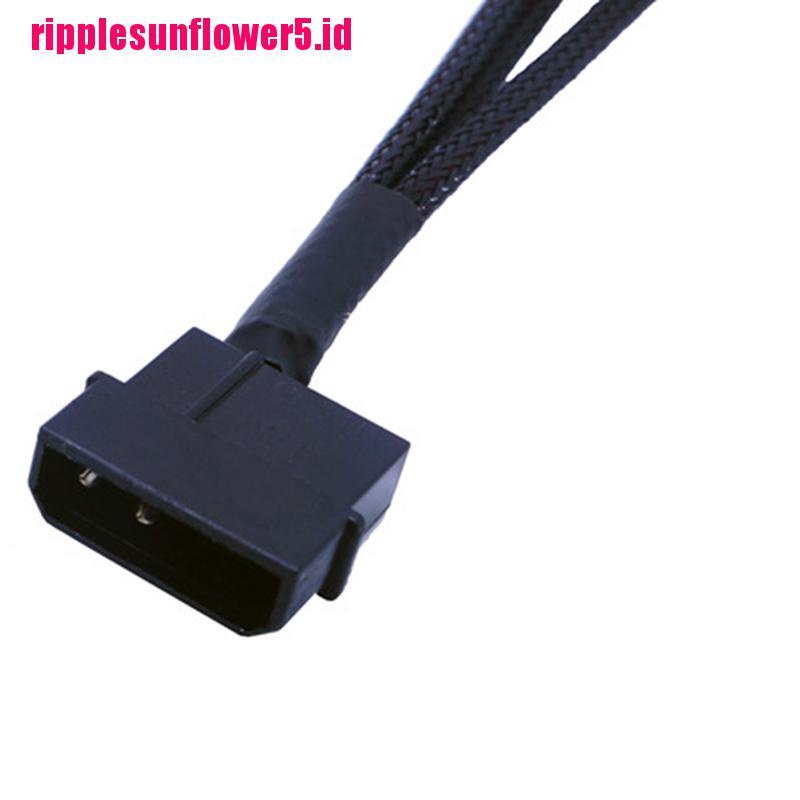 Kabel Power Adapter Splitter Molex To 3 Way 3Pin / 4Pin 12v Bahan Tembaga Untuk Komputer