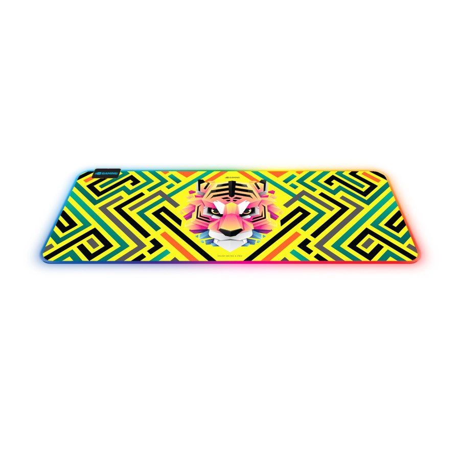 MousePad Digital Alliance D4 Tiger RGB XL - Mousepad DA D4 XL RGB size 800x300x4mm