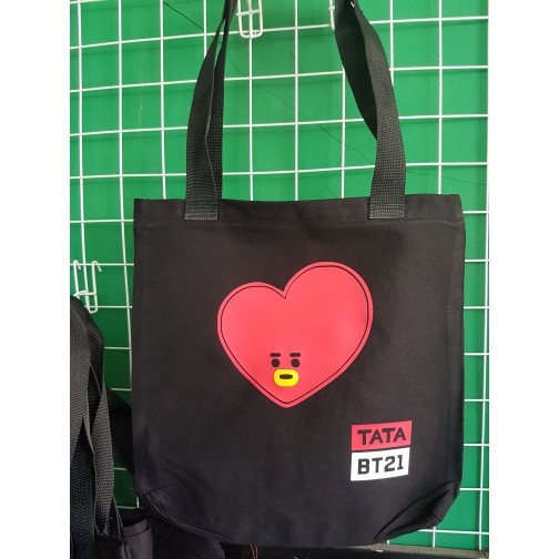 Tote bag bt21 cooky Rj chimmy tata koya shooky mang bts kpop tas sekolah