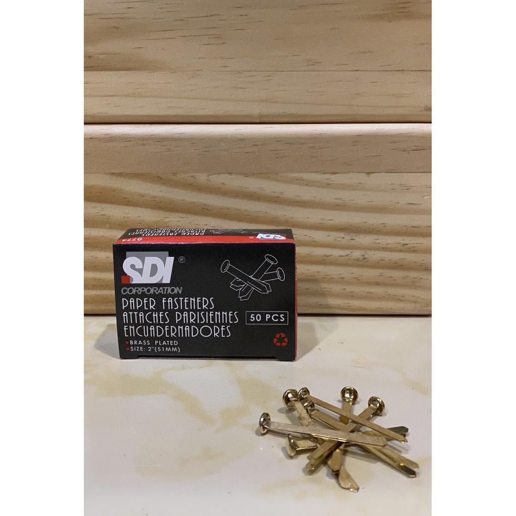 

Paku Belah/ Paper Fastener SDI 0774 Ukuran 2inch