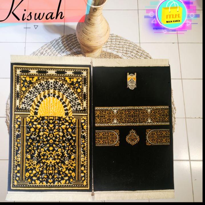 ➪ Sajadah Turkey Turki Premium Kiswah Sajadah Karpet Besar Tebal ➦