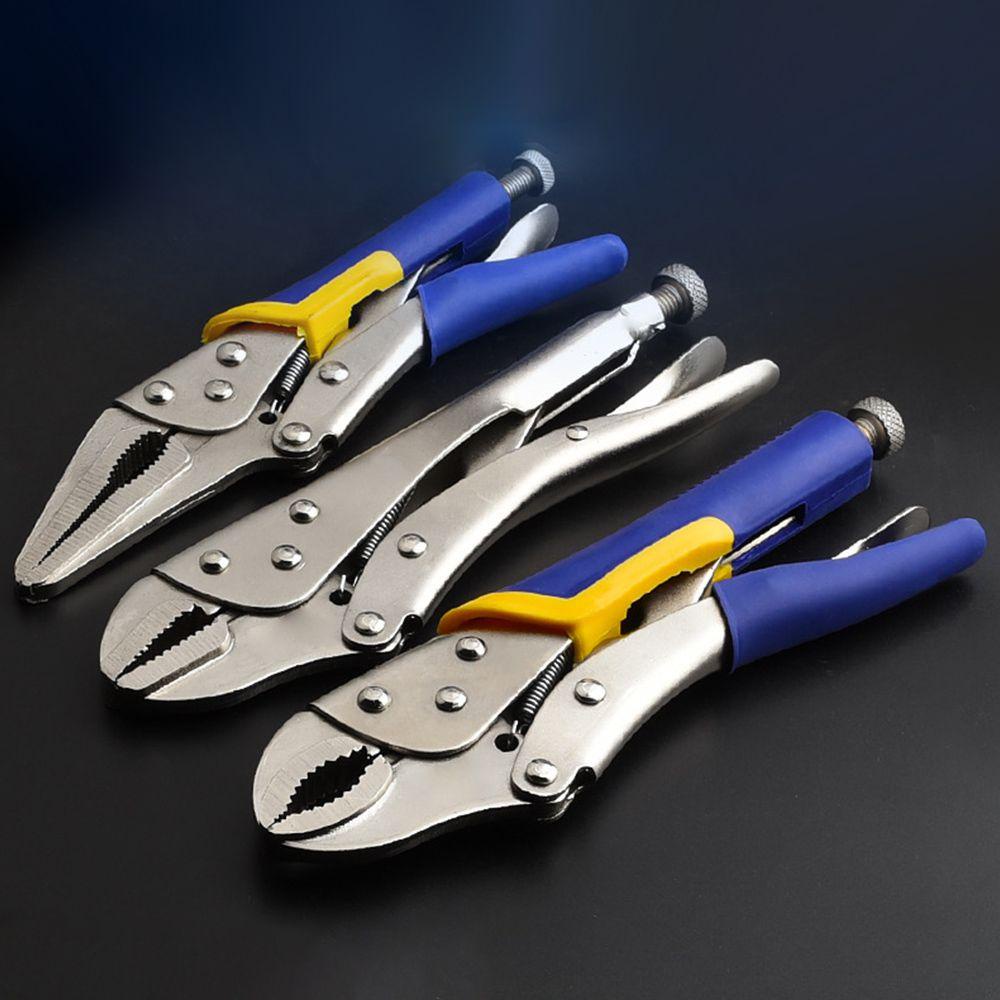 Solighter Locking Tang Hand Tool Set Hidung Panjang Lengkung Multifungsi