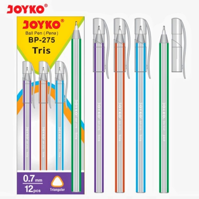 

BOLPOIN/ BOLPEN/ PULPEN JOYKO BP-275 MOTIF GARIS WARNA WARNI