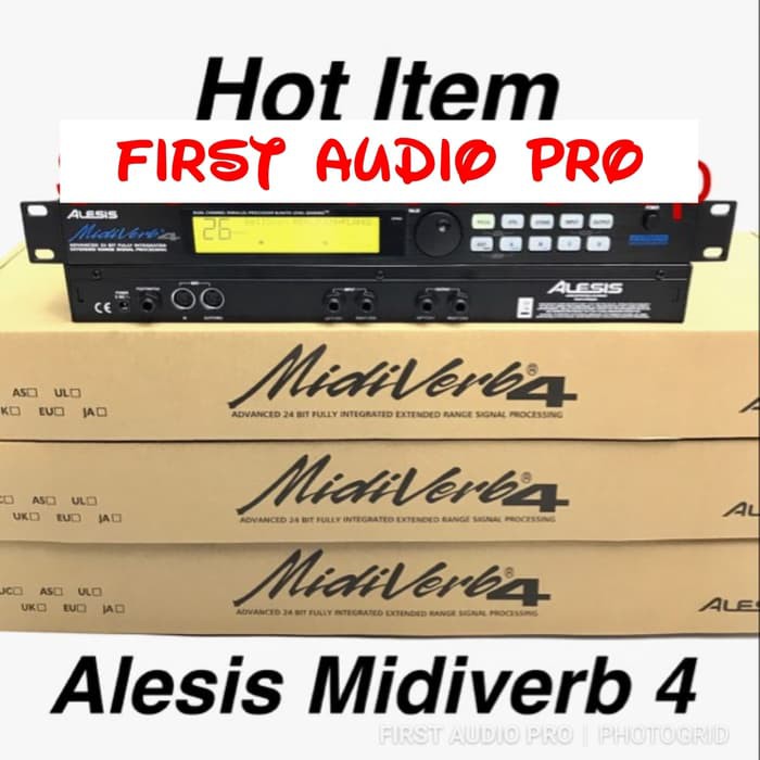 Effect Vocal Alesis Midiverb 4 Digital