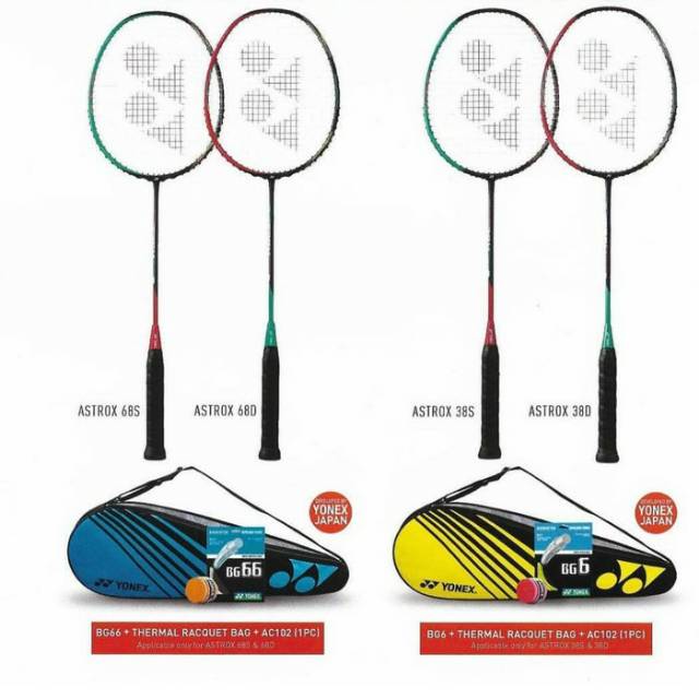 Astrox 68d/yonex/raket/badminton/bulutangkis/astrox 68 d/original