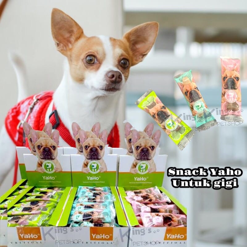 Snack Anjing / Gigitan Anjing / Cemilan Anjing / Bentuk Tulang /  Untuk Gigi Murah Import 3 Rasa / Y