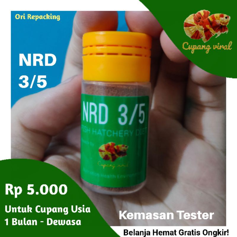 Pelet NRD 3/5 - Kemasan Tester