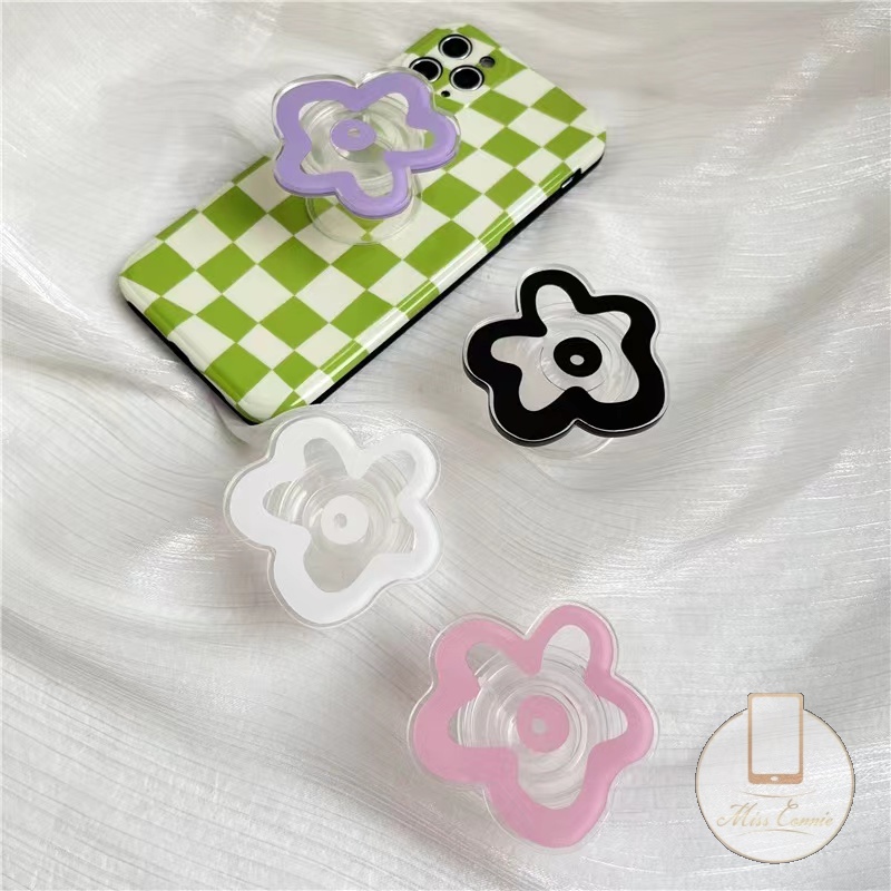 Ins Popsocket Hp Universal Bentuk Bunga Warna Permen