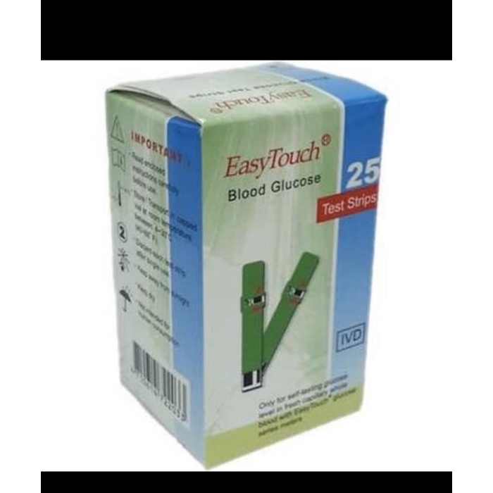 ✨COD✨ Strip Easy Touch Gula Darah / Glucose isi 25