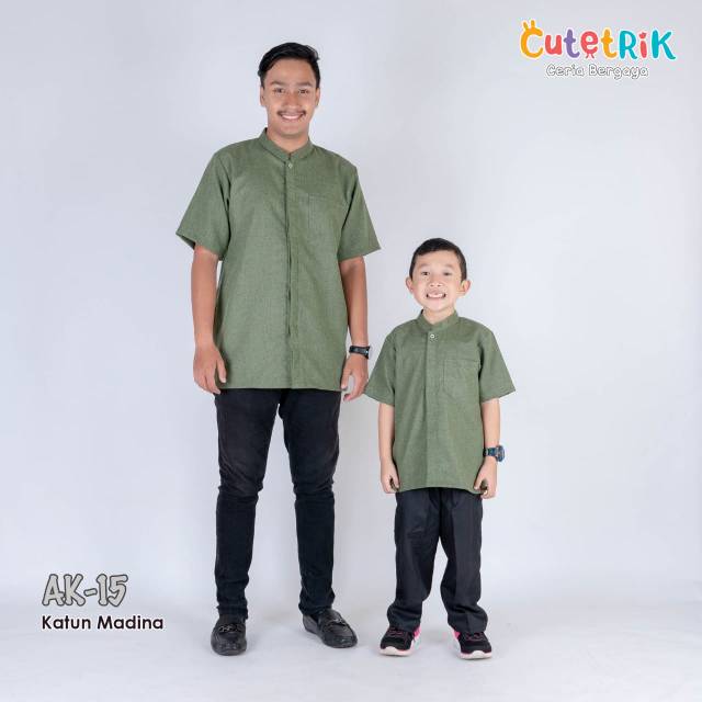 SARIMBIT CUTETRIK - SERAGAM KELUARGA - SARIMBIT KELUARGA - SARIMBIT COUPLE LEBARAN - GAMIS COUPLE