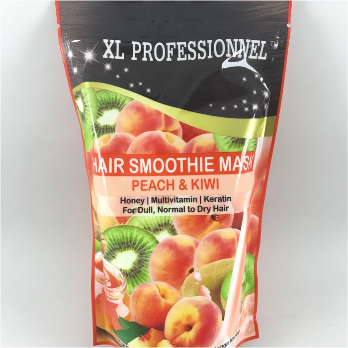 XL Professionnel Hair Smoothie Mask Refill Peach & Kiwi 500gr