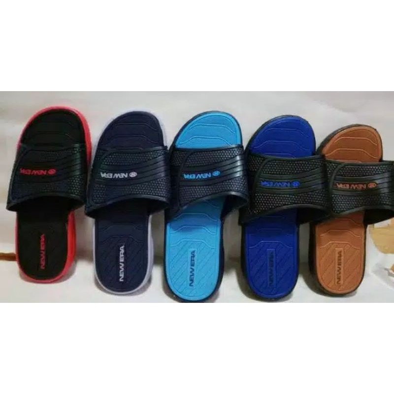 SANDAL SLOP KARET NEW ERA MB E 1239-NEW ERA MB1.9947.B