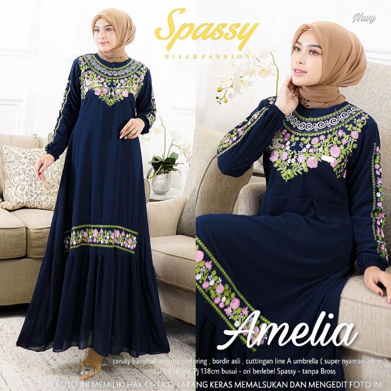 Amelia Ceruty Bordil Asli Berfuring (Super nyaman Adem)