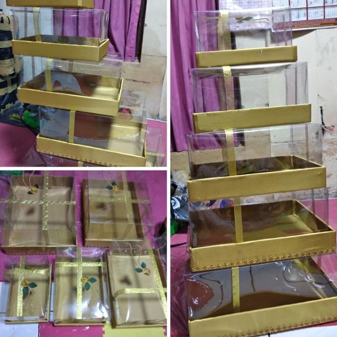 

AKSESORIS PERNIKAHAN (KHUSUS GOJEK) KOTAK SESERAHAN MIKA ISI 5 KOTAK PERLENGKAPAN PESTA CRAFT
