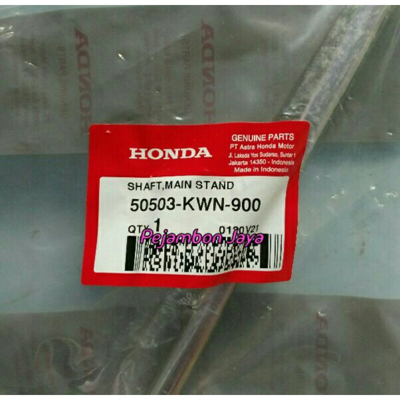 50503KWN900 SHAFT MAIN STAND