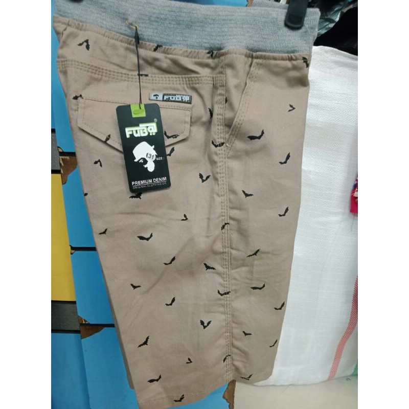 (COD) CELANA PENDEK KATUN RIP MOTIF SIZE 27-38