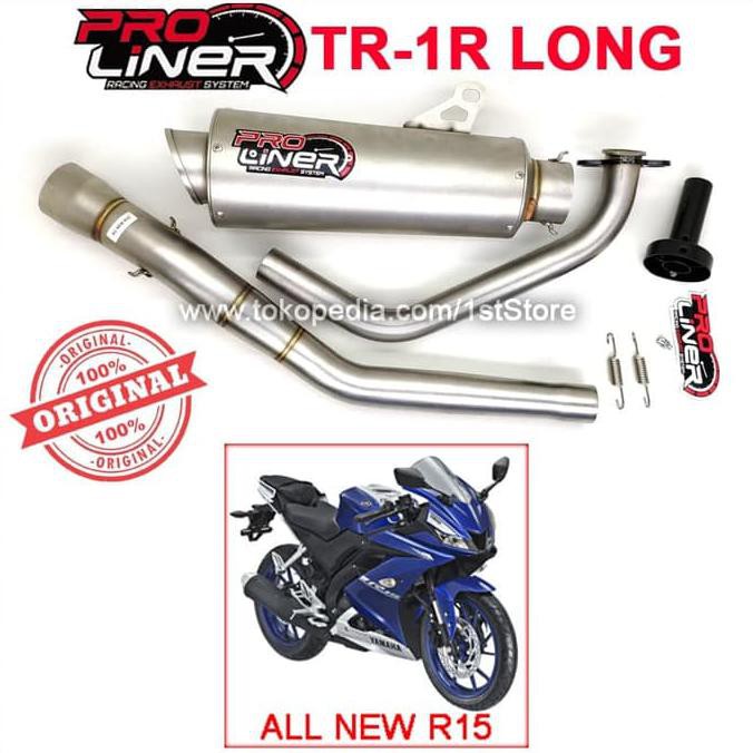 Knalpot Proliner Tr1 Long All New R15 Vva V3 Tabung Besar Original 155 Sale