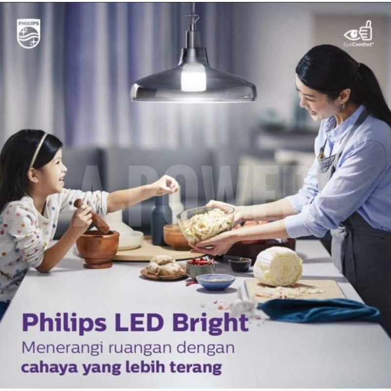 Philips - Lampu LED Bright 17W (Putih)