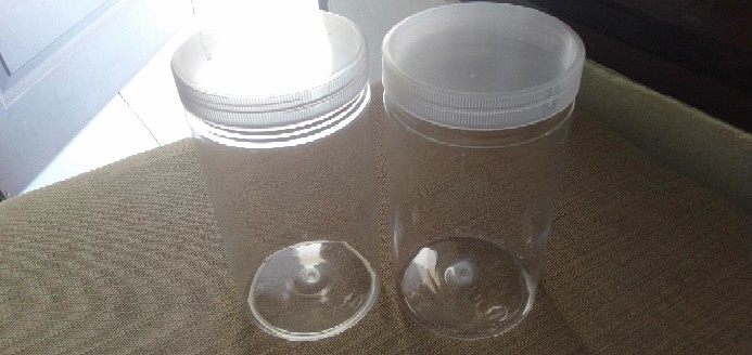 Toples/ Jar Plastik Tinggi Tanpa Gagang 1000 Ml Cokelat/kue Kering Murah Astor Keju Ikan Cupang