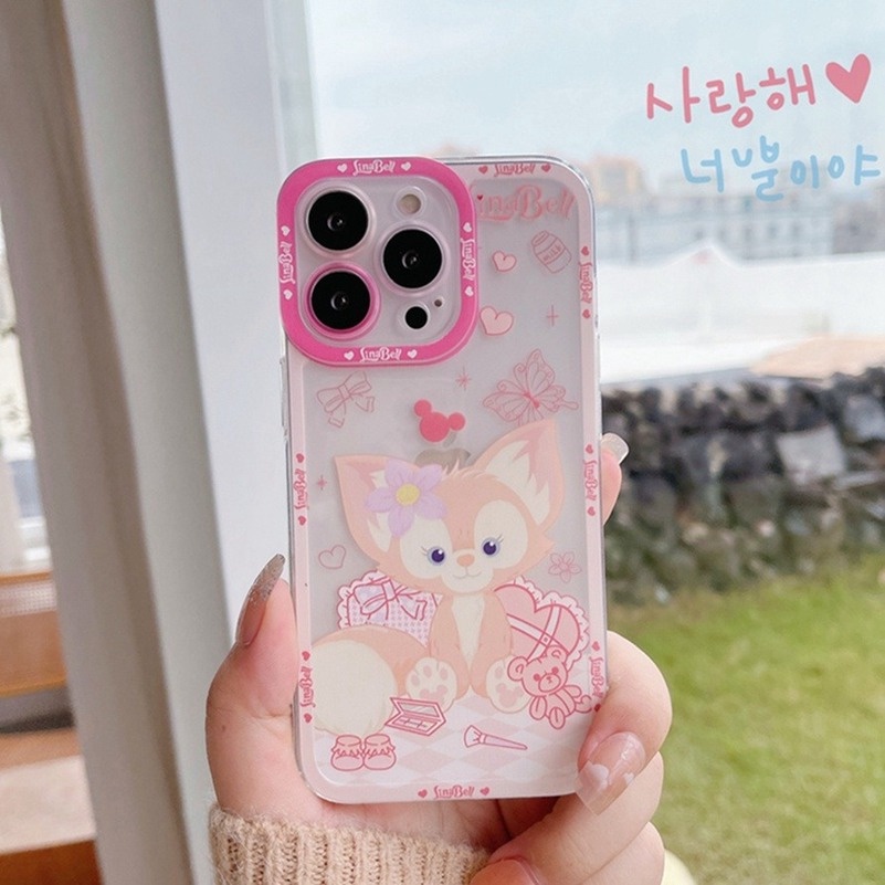 Casing Tpu Soft Case iPhone 14 13 12 11 Pro Max X Xr Xs Se 2020 Max iPhone 7 8 7 6 6s Plus + Shockproof Motif Rubah Lucu Girly Style Cute Fox Translucent TPU Phone Case Shockproof Waterproof Soft Case