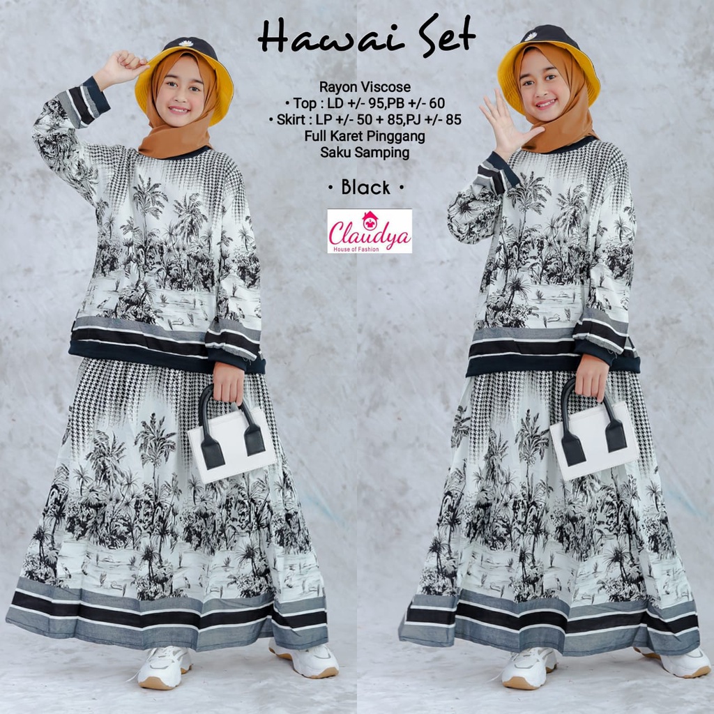 hawai set kids claudya