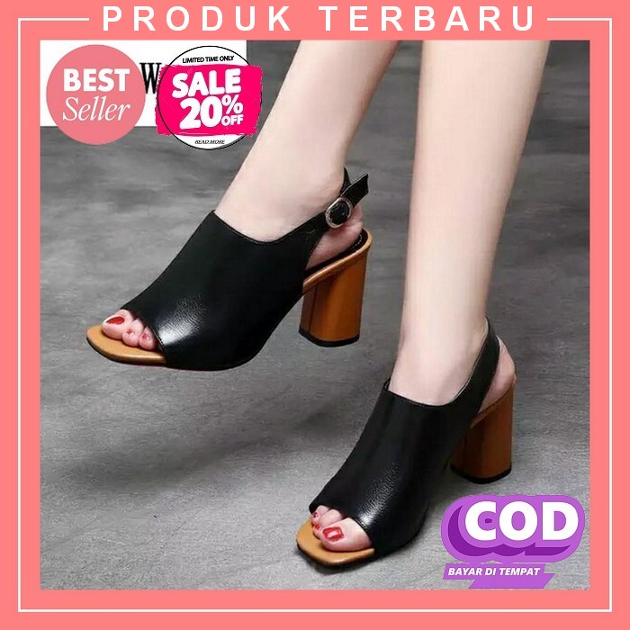 [P20Qa) ..Sendal Slop Kaca Zara || Sendal Hak Tahu., Hils Wanita Terb Herdian Yd 05 Kepang Heels Her