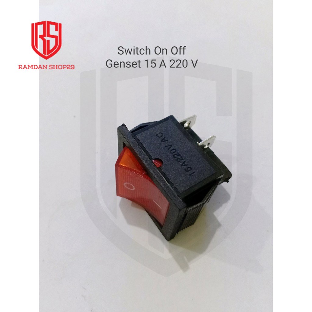 Saklar Genset / Power On Off / Switch On Off Genset Generator