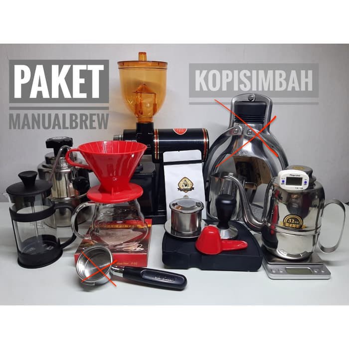 Paket ManualBrew Kedai  Kopi  Manual Brew Coffee Tanpa 