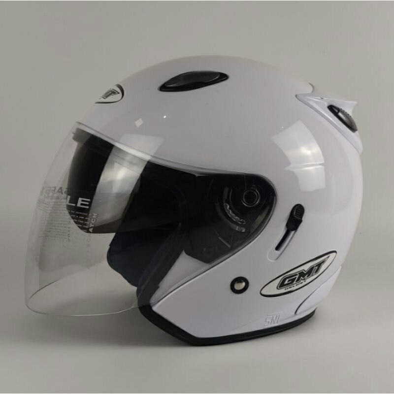 HELM HALF FACE DOUBLE VISOR HELM MOTOR/HELM GMT/HELM MURAH/HELM COWOK CEWEK WANITA PRIA DEWASA SNI ORIGINAL HELM DEWASA HELEM