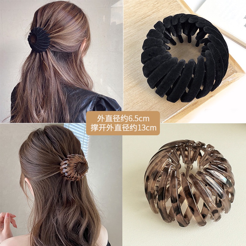 [Ready stock]Ikat Rambut Jepit Rambut Wanita Korea Fashion Simple Jepit Salon Rambut Ikat Rambu-COL