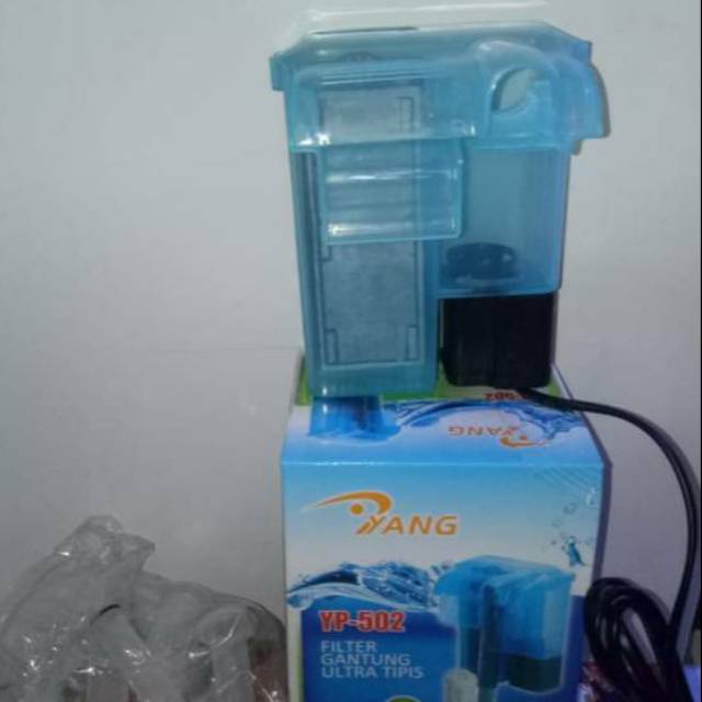 FILTER GANTUNG ULTRA TIPIS YANG YP 501 502 AKUARIUM AQUARIUM FILTER