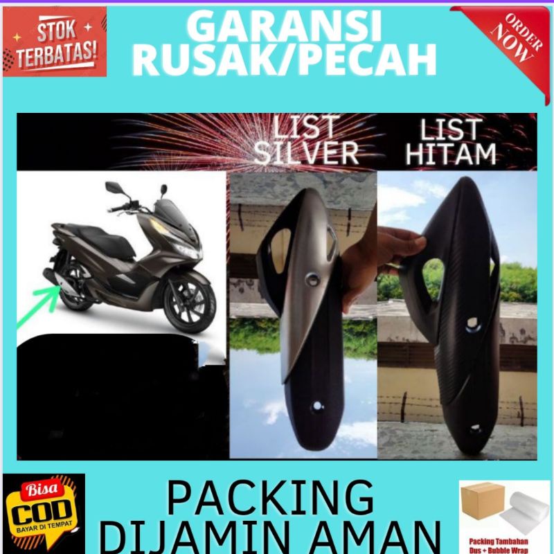 Cover Kaper Tameng Knalpot Honda Pcx 150 New Lokal K97 Tutup Knalpot PCX 150 New Cover Knalpot Pcx P