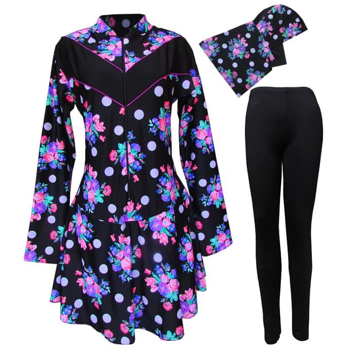 Baju Renang Muslim Jumbo Size 4L 7L BRM 212J Shopee Baju Renang Muslim Jumbo Size 4L 7L BRM 212J Shopee