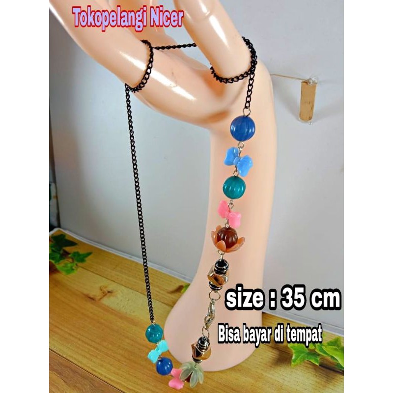 Strap Masker Mask Chain /Rantai Kalung Masker Korea / Tali Kalung Gantungan Masker Manik Mutiara