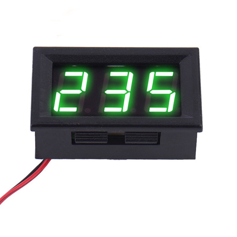 Voltmeter Volt Meter AC Digital 220V 220 v Hijau Green Listrik PLN