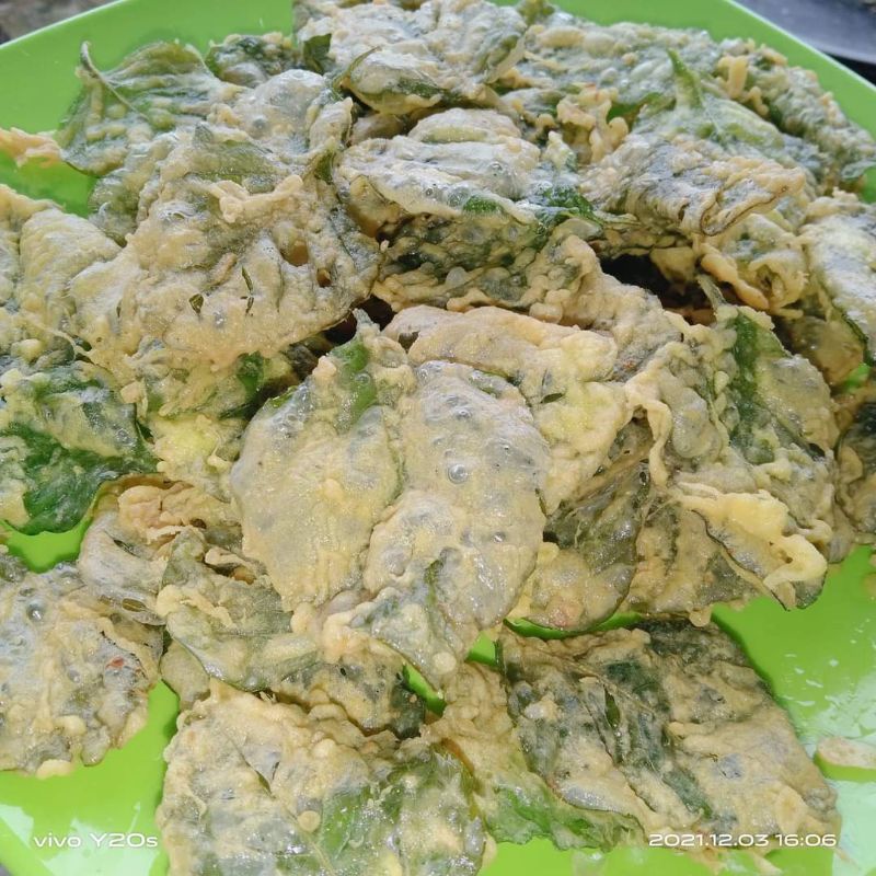 

Keripik bayam renyah gurih