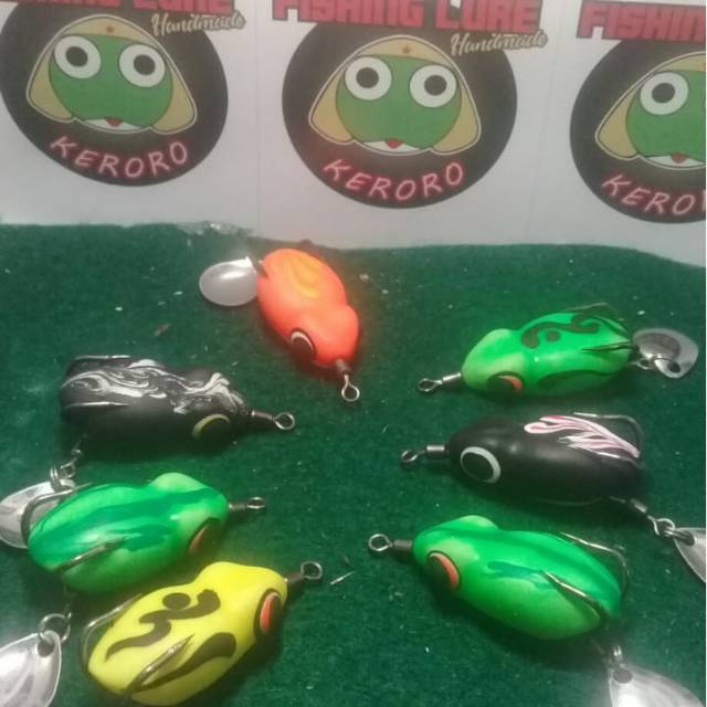 

KERORO handmade soft frog tipe blade ukuran 2,5cm