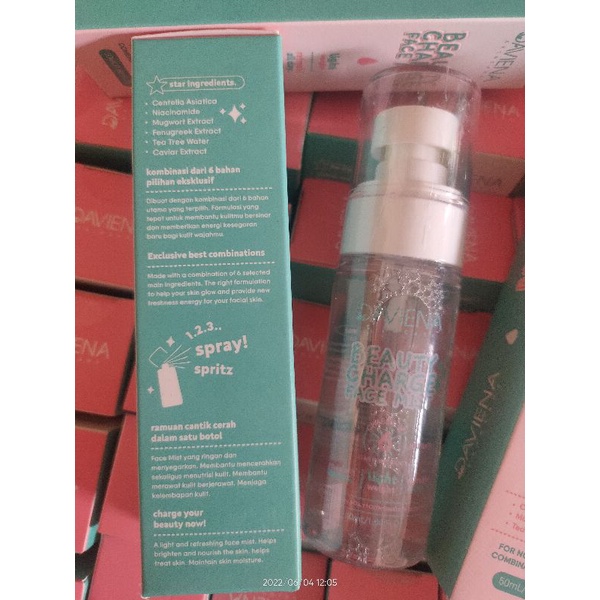 (READY STOCK) FACEMIST GLASS SKIN DAVIENA SKINCARE
