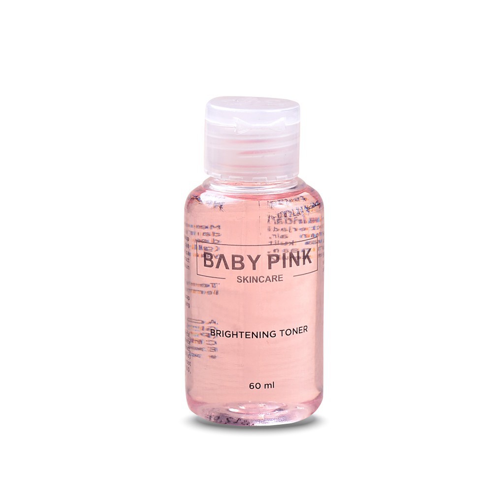 Acne Night Cream &amp; Brightening Toner &amp; Babylip Berry Addict Baby Pink Skincare Original BPOM