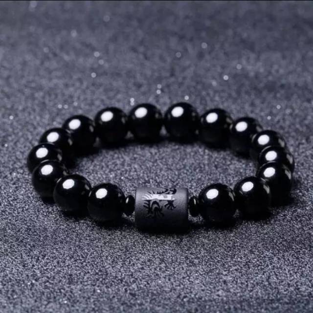 Gelang Giok Hitam Naga Keberuntungan Kesehatan Bisa Couple