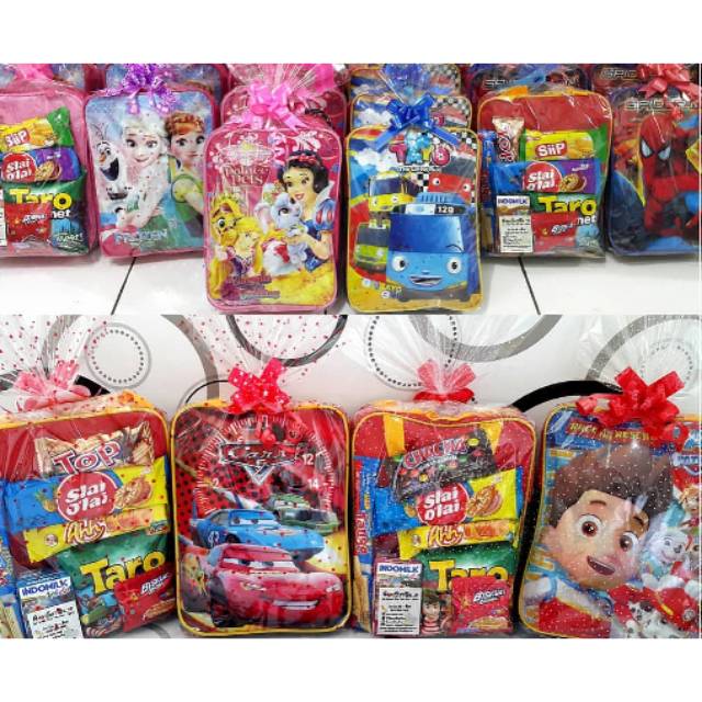 

Paketan Tas tenteng + Snack Ultah