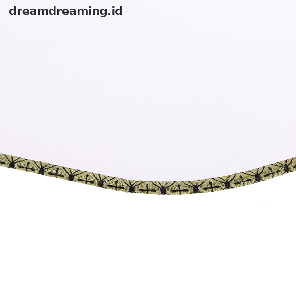 Dreamdreaming.id Kipas Tangan Gong Kosong Diy Warna Putih