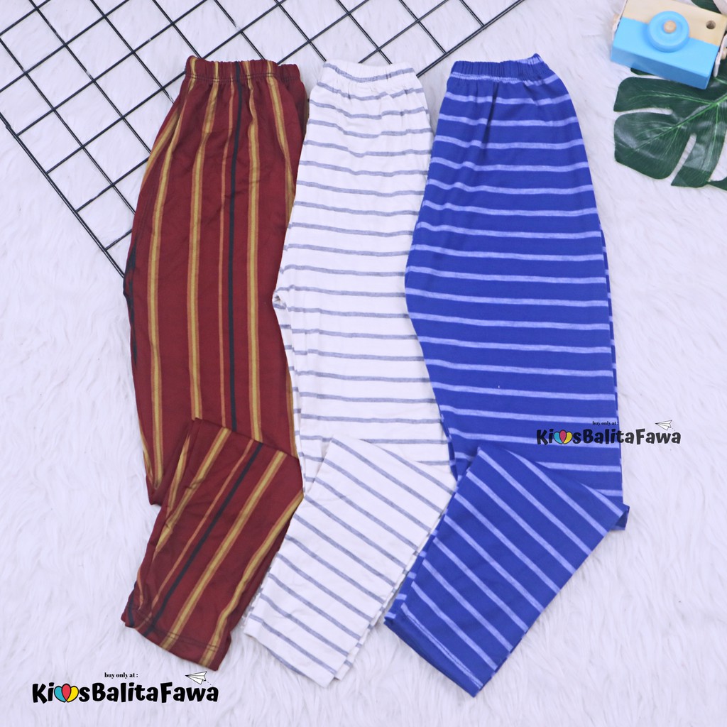 Legging Motif Salur uk 5-7 th // Leging Anak Legging Anak Celana Anak Celana Panjang Anak Kaos Ana