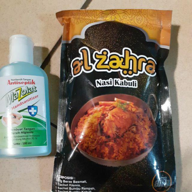 Ready Beras Basmati Lengkap Dengan Bumbu Biryani Kabuli Mandi Kebuli Alzahra Al Zahra Instan