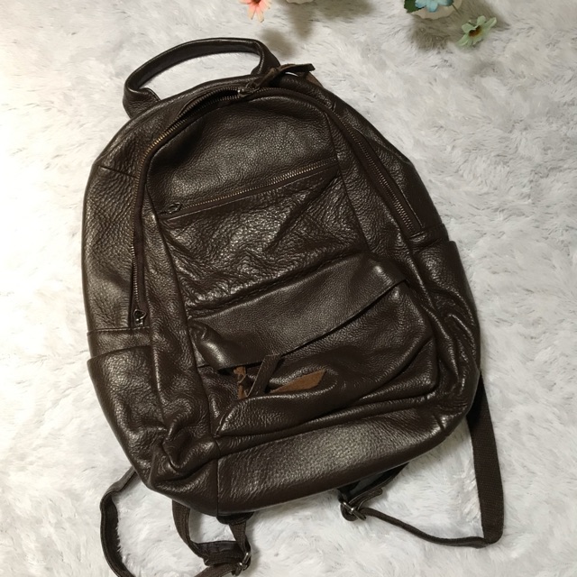 Tas Ransel Kulit second branded