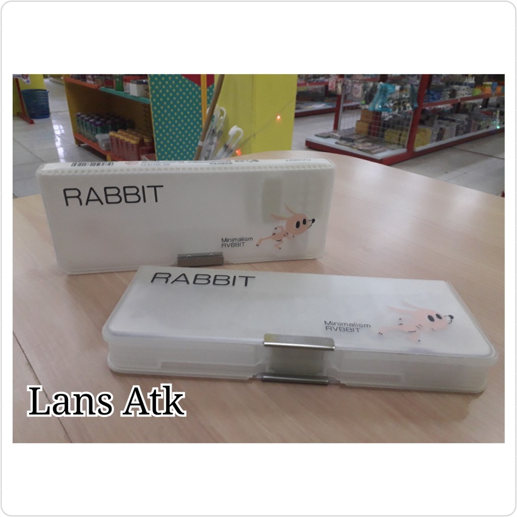 

Kotak Pensil - Tempat Pensil Magnet Minimalism Rabbit 35118-21 / Pencil Box / Pensil Case Fancy