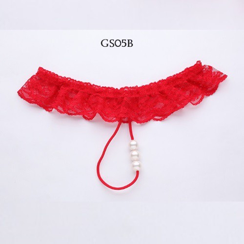 [TRUSTED SELLER] UNDERWEAR WANITA CD WANITA SEXY G STRING PEARL MERAH GS05B