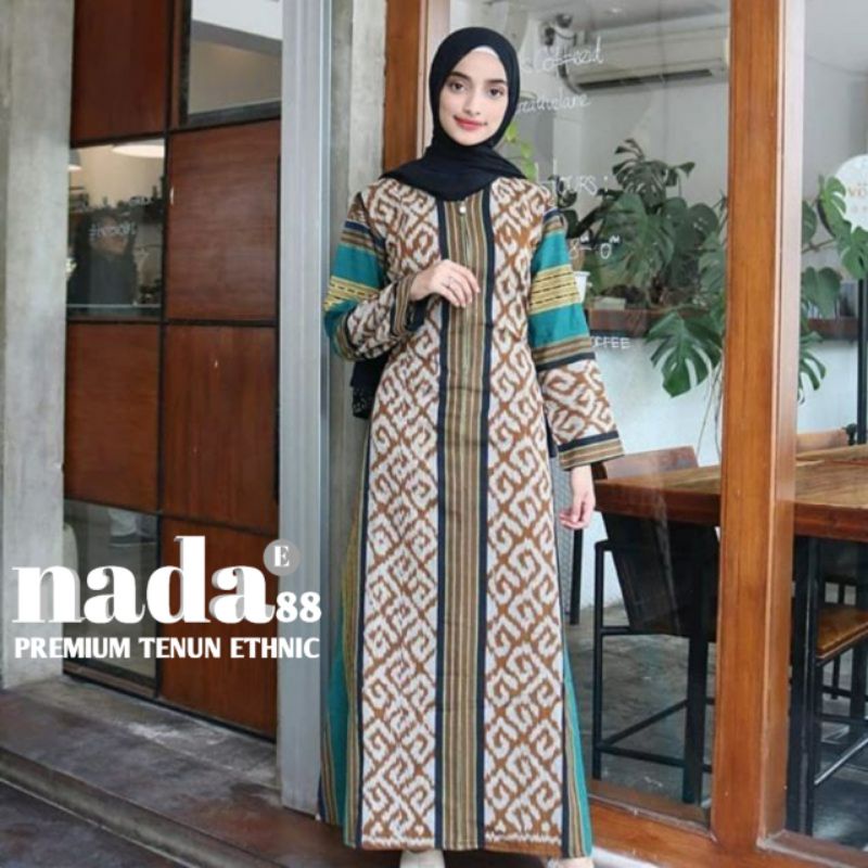 READY STOK baju gamis - baju gamis terbaru - gamis - couple tenun ethnic - set couple kondangan - gamis etnik - gamis tenun - gamis syar'i - baju tenun - baju etnik - ABAYA TENUN ORIGINAL/GAMIS TENUN/ABAYA TENUN/GAMIS BATIK - COUPLE TENUN SYAR'I