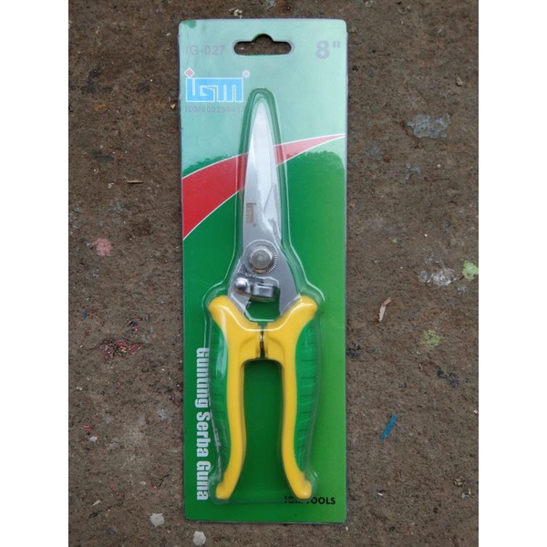 Gunting Serbaguna Gunting Dahan lurus IGM 8Inch