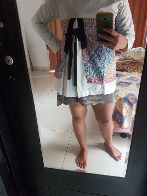 Atasan Batik Wp 196 Abu-abu